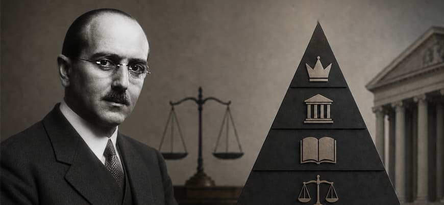 الـوضعيـة القـانونيـة عند هانس كلسن:  أسس النظريـة المَحضة في القـانـون